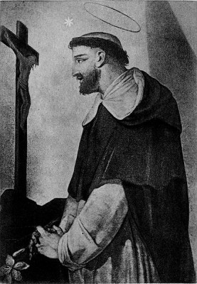 From a photograph of the painting preserved in his cell in the convent of Santa Sabina, at Rome Trenton: Albert Brandt, Publisher, 1900