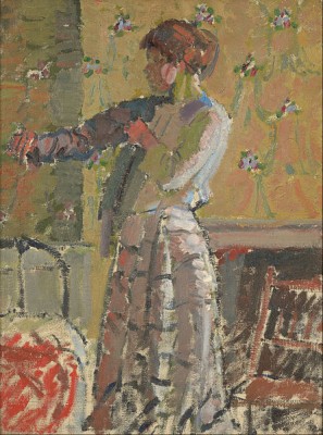 Harold Gilman "Girl Dressing"