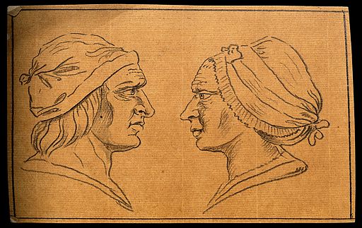 A married couple who have begun physically to resemble each Wellcome V0009212