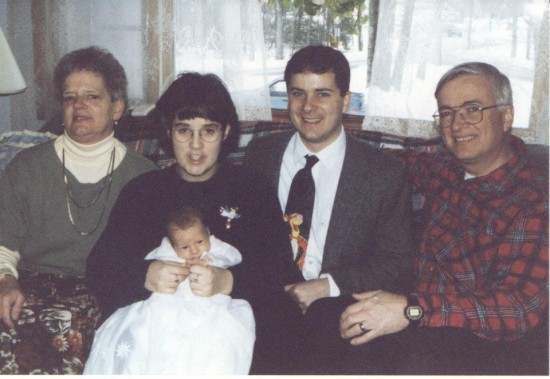 First Born's Christening circa 1996