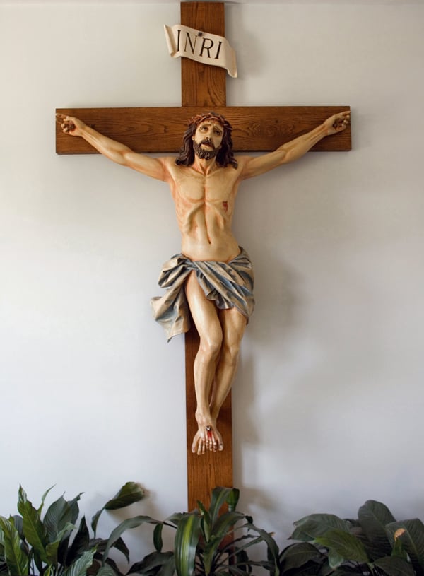 Crucifix from Betania II, Medway.MA. Used with permission.