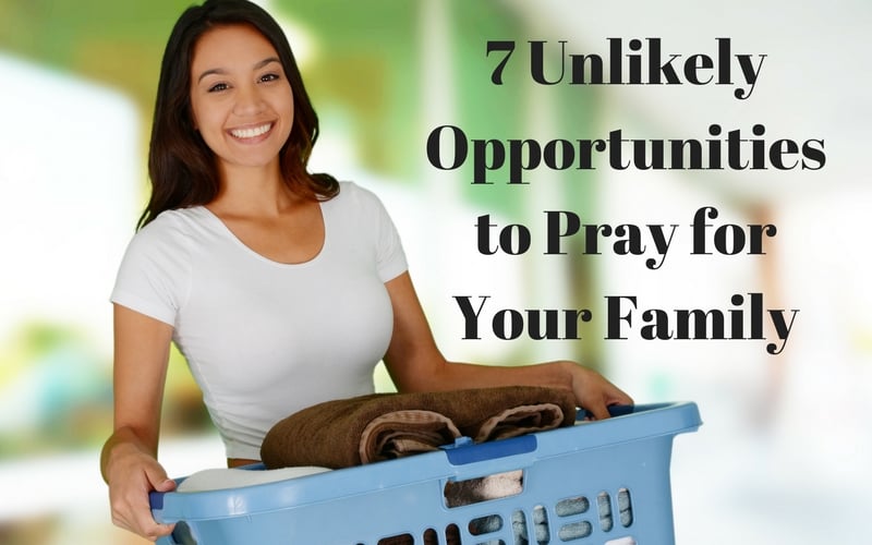 "7 unlikely opportunities to pray for your family" by Theresa Ceniccola (CatholicMom.com)