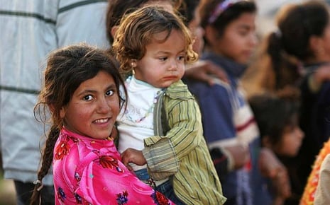 Iraqi Refugee Children in Damascus, Syria