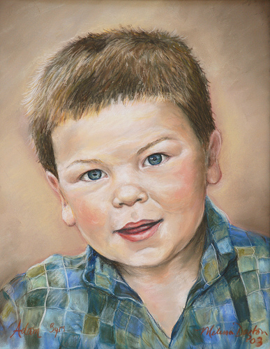 Commissioned portrait by Melissa Dayton