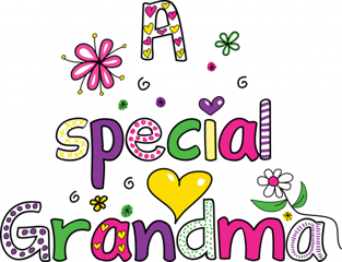 A Special Grandma Word Art