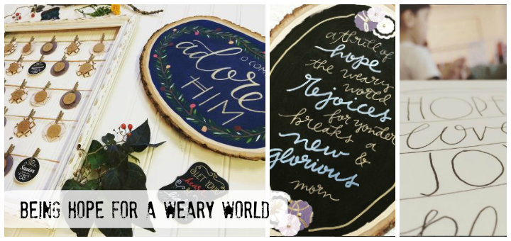 "Being Hope for a Weary World" by Rakhi McCormic (CatholicMom.com)