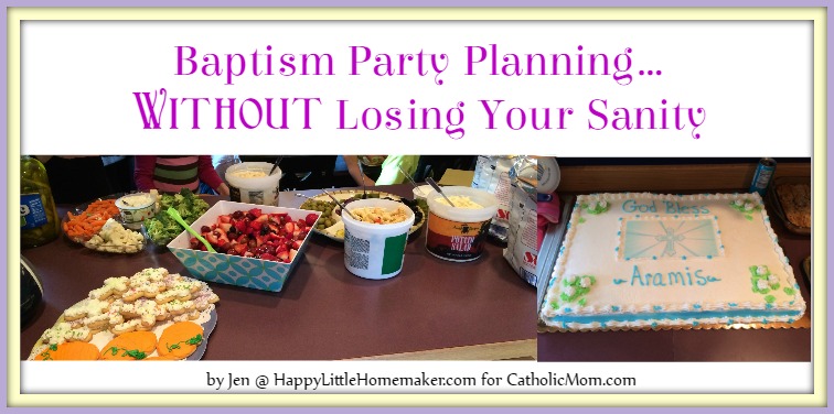 Baptism Party Planning Header