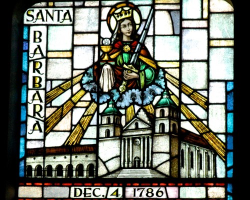 Basilica Stained Glass Detail