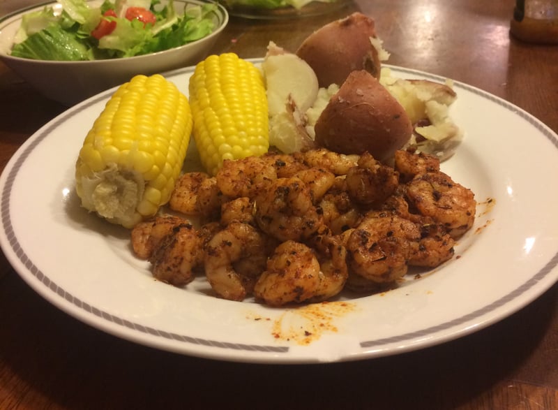 "Meatless Friday: Blackened Shrimp" by Karen Ullo (CatholicMom.com)