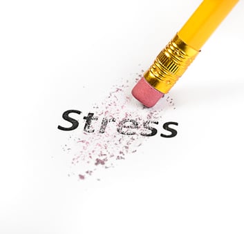 Stress at business office concept