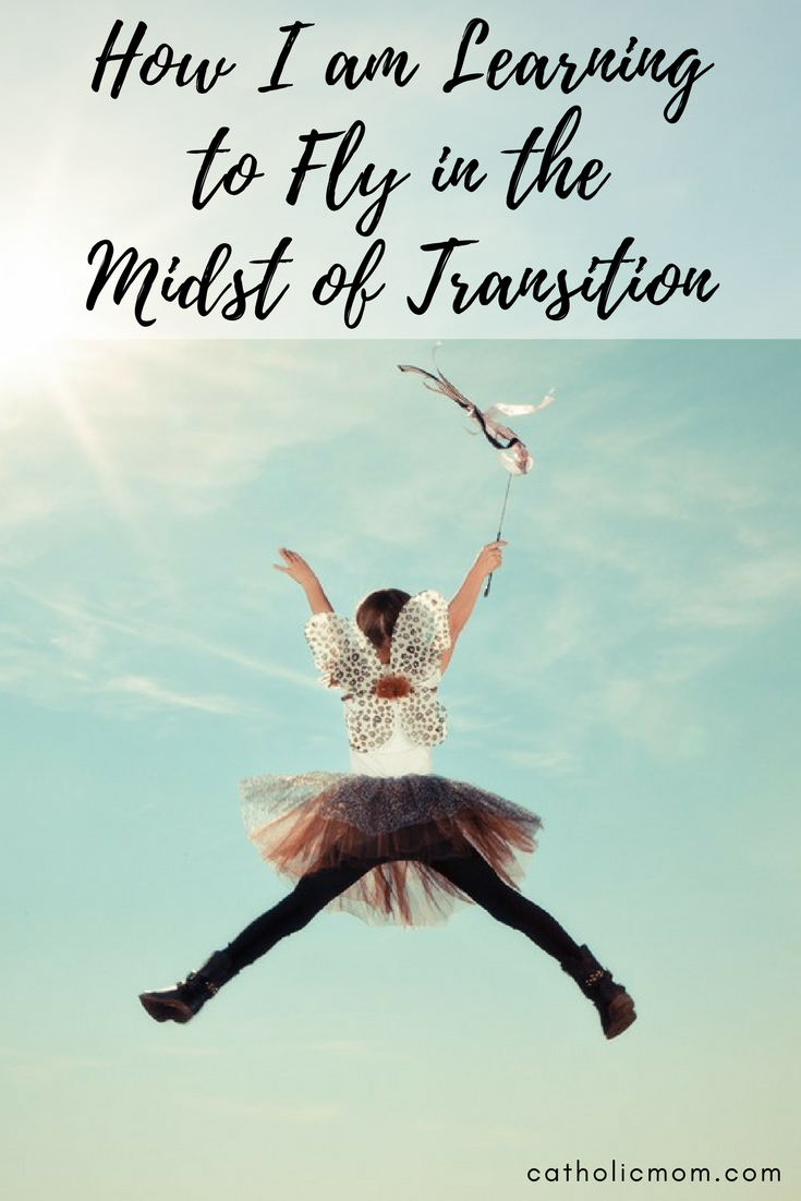 How I am Learning to Fly in the Midst of Transition | catholicmom.com