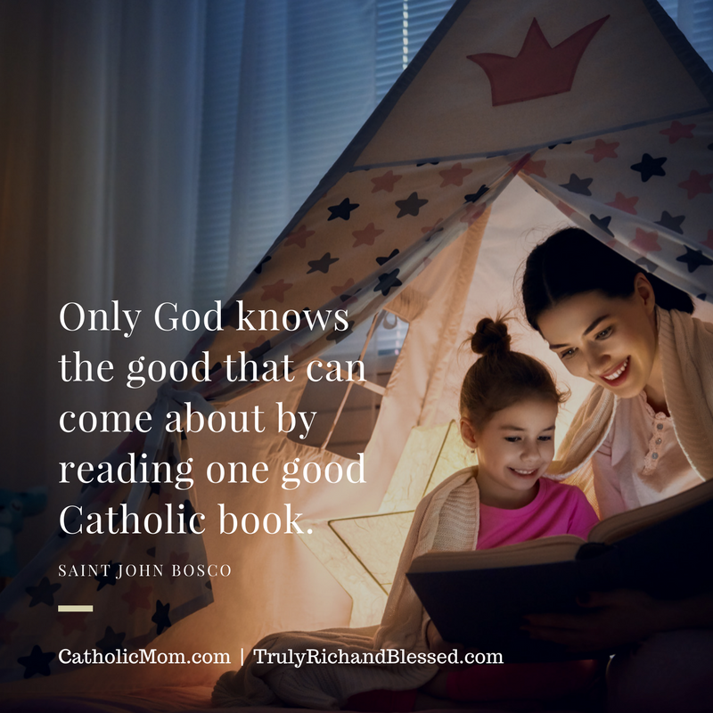 "Mom-recommended books for Catholic kids" by Tina Santiago-Rodriguez (CatholicMom.com)