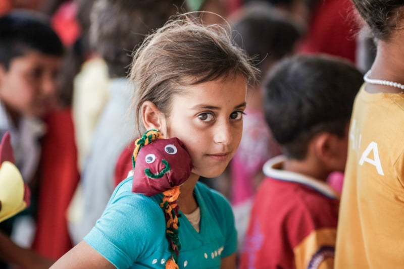 "How Puppets Are Helping Syrian Children Smile Again" by Catholic Relief Services for CatholicMom.com
