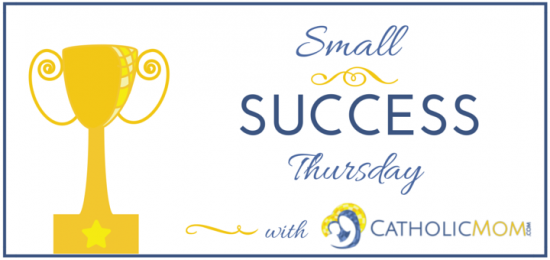 Catholic Mom Small Success 720x340 Dark Blue Border