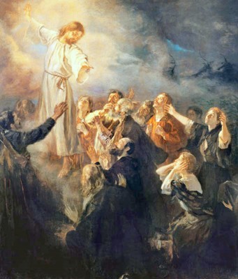 "Christi Himmelfahrt,1897" by Fritz von Uhde - "Uhde: des Meisters Gemälde" by Hans Rosenhagen (1908). Stuttgart. Deutsche Verlags-Anstalt, p. 193. Licensed under Public Domain via Wikimedia Commons.