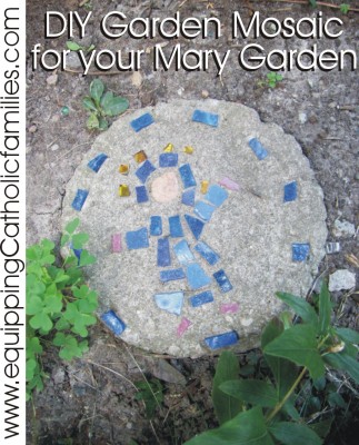 DIY garden stone