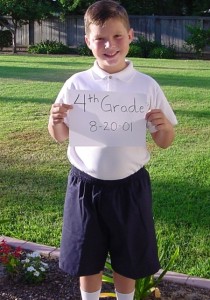 Eric - Fourth Grade, 2001