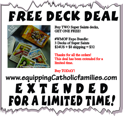 FREE deck deal Super Saints on blog