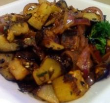 Father Leo eggplant caponata