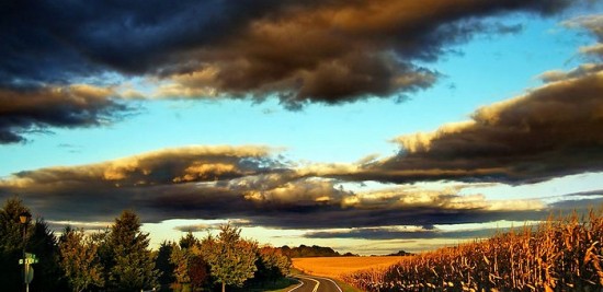 Art work by Nicholas A. Tonelli. "Late-day light, New Smithville, Lehigh County" 15 September 2007, used under the Creative Commons Attribution 2.0 Generic license.