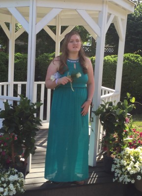 Danielle at the prom