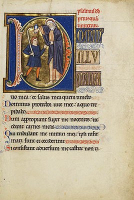 Samuel anointing David
