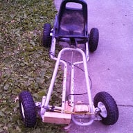 My son's homemade go cart
