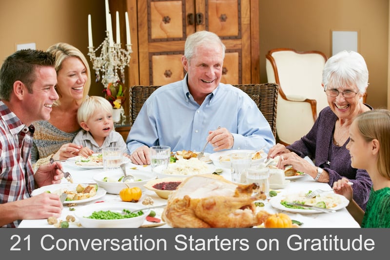 "21 Conversation Starters on Gratitude" by Theresa Cenniccola (CatholicMom.com)
