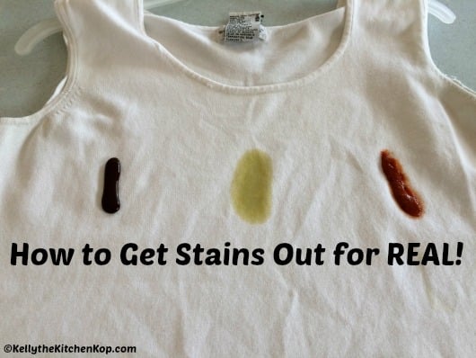 How to Get Stains Out of a White Shirt for REAL (with Pictures!)