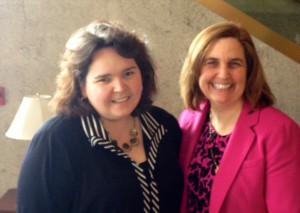 Kathryn Lopez and I in Braintree.