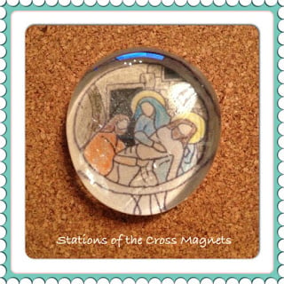 teaching stations of the cross project magnets activity kids families children