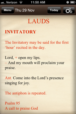 Invitiatory