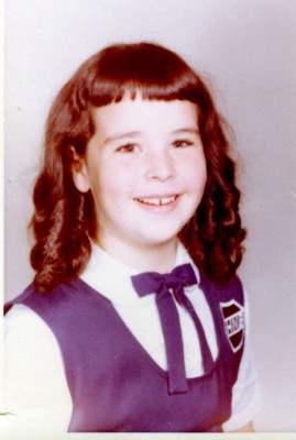 Little Peggy Weber as a student