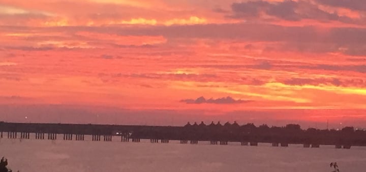 Sunrise on Lake Ray Hubbard (Photo by Nancy Ward)