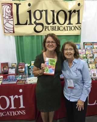 At the World Meeting of Families, Lisa Hendey read from her chapter of Liguori Publications' new book, Family, the Church and the Real World.