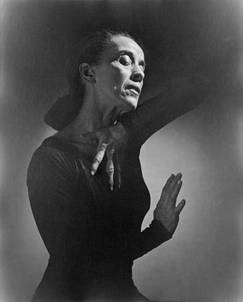 Martha Graham at age 54 and who danced well into her 90's.