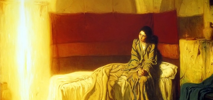 The Annunciation by Henry Ossawa Tanner (Wikimedia Commons)