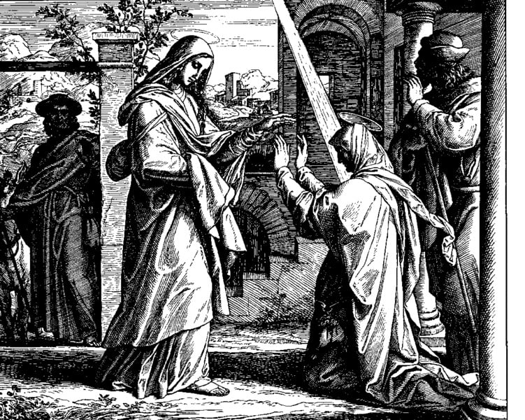 "Mary goes out of her way" by Susan Anderson (CatholicMom.com)