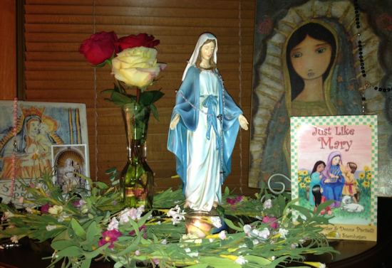 Creating a May Altar to Honor Mary