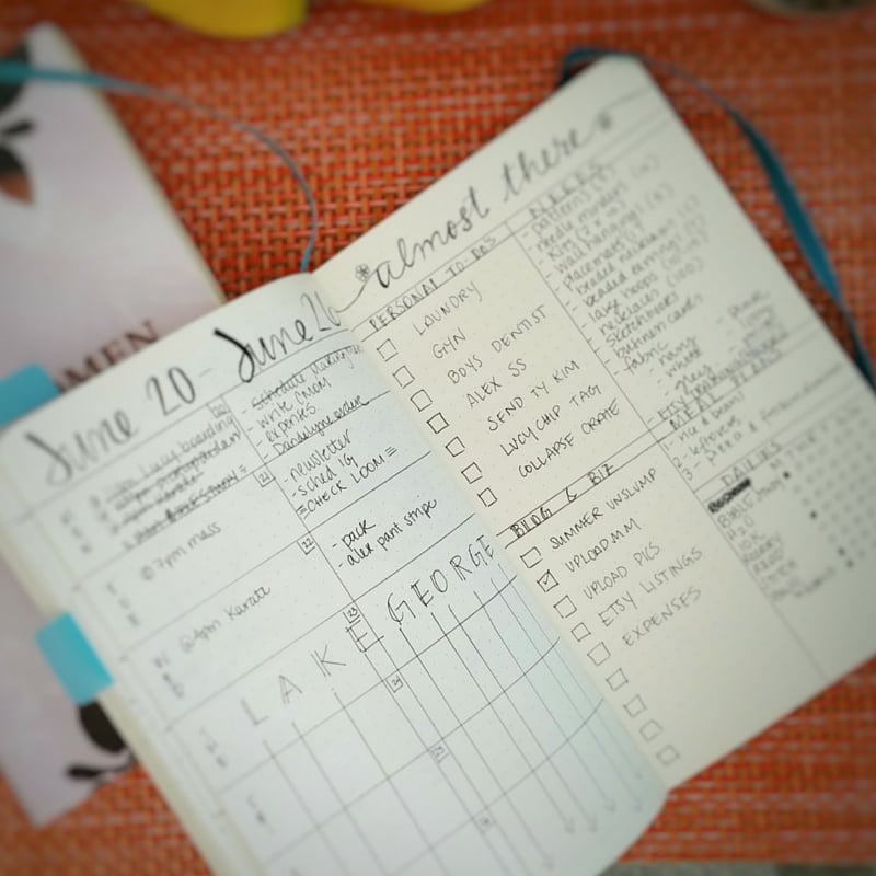 Mercy and the Schedule by Cristina Trinidad for CatholicMom Bullet Journal