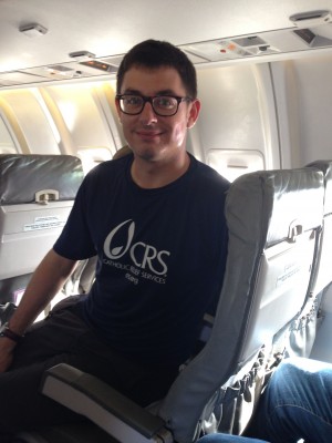Michael Stulman of CRS, traveling from Dakar to Freetown. The United Nations has set-up a corridor for humanitarian aid workers who need to travel in the region, which is critical given that so many commercial airlines have stopped servicing the affected countries.