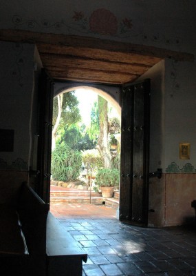 Mission San Diego - Church entrance