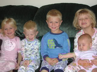 Morning fun in our PJs… one of the happiest times of our day!