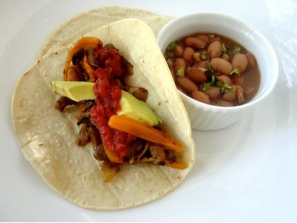 Mushroom Fajitas