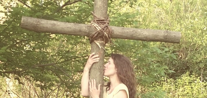 "Pick up your cross" by JJ Johnston (CatholicMom.com)
