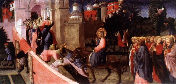 Entry of Christ to Jerusalem by Pietro DiGiovanni D'Ambrogio
