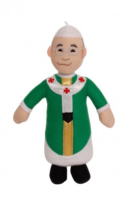 Plush Pope Francis from Sacred Heart Toys! For less than $20, you can bring the Holy Father into the life of your little one!