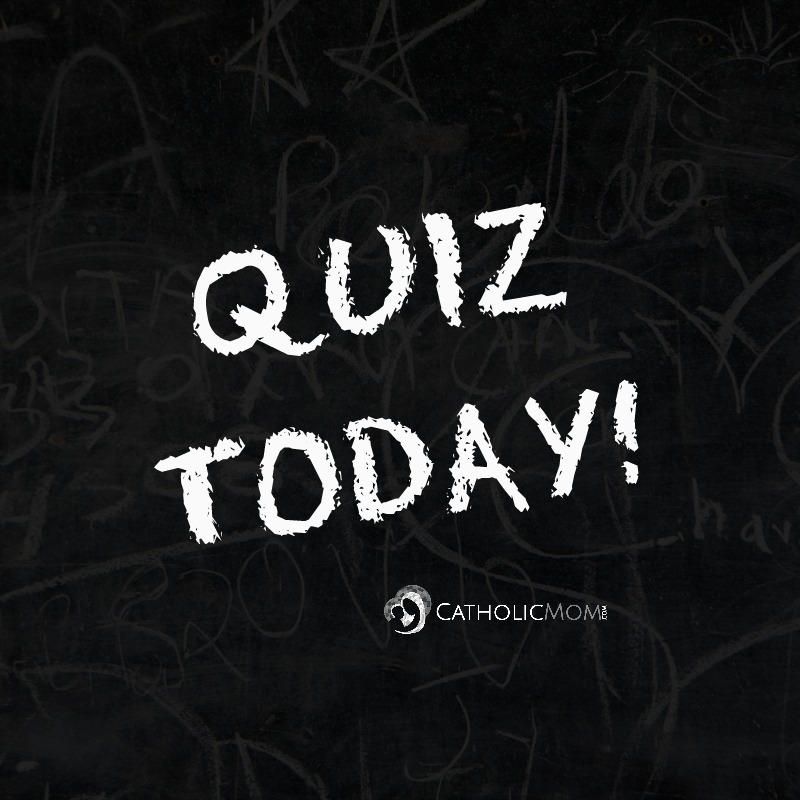 Question of the Week at CatholicMom.com