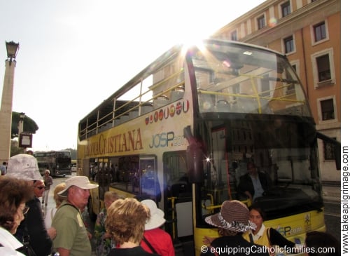 Roma Cristiana bus