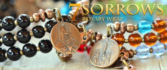 7 Sorrows Rosary Wrap from On This Day Designs
